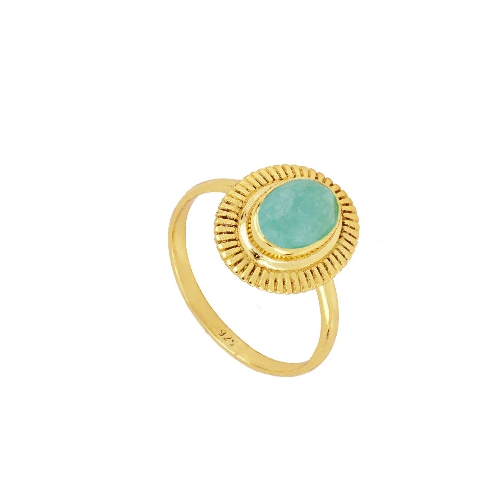 Anillo amazonita