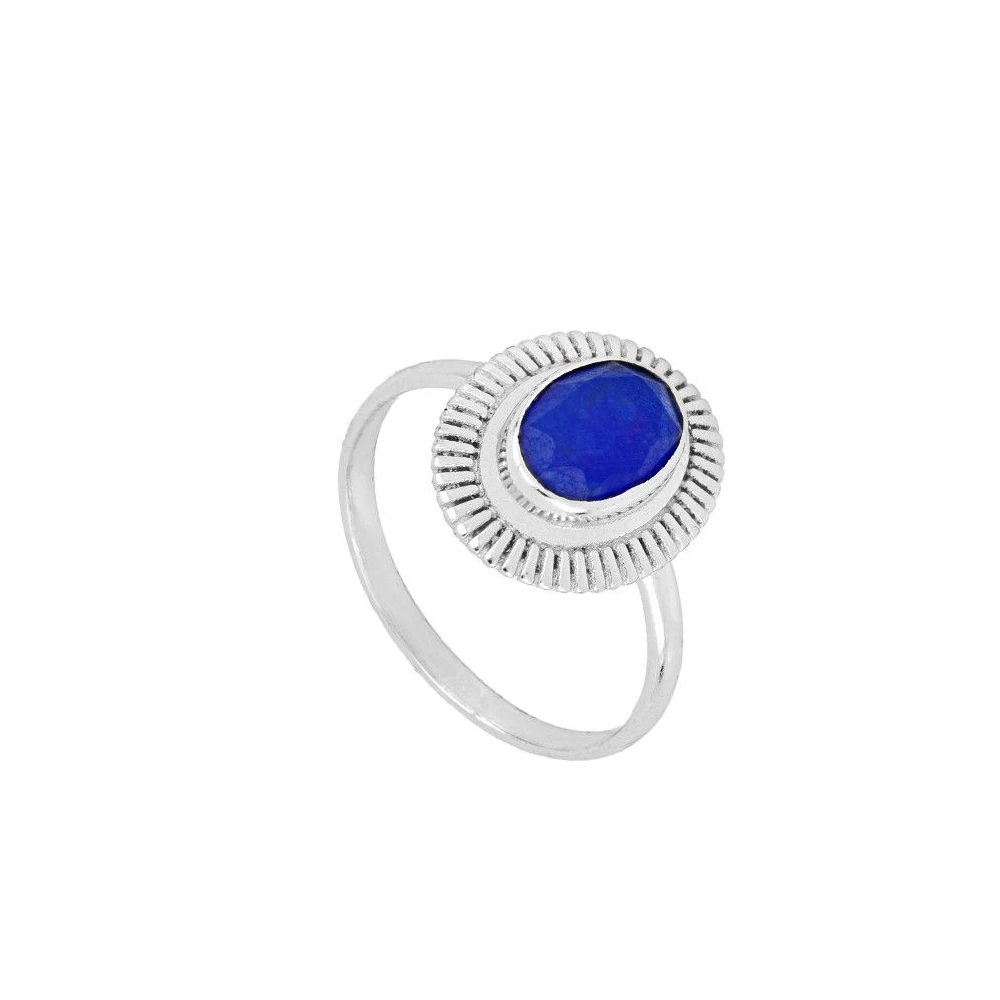 Anillo jade azul