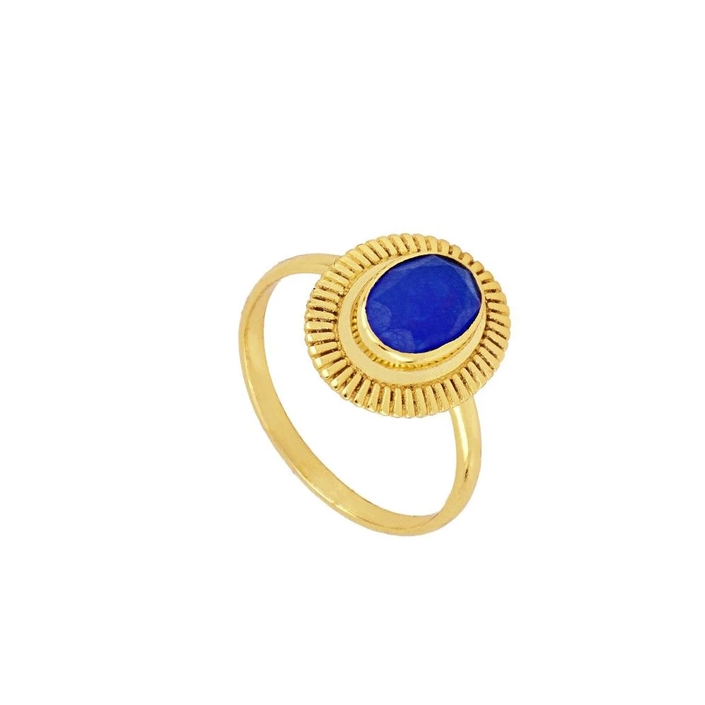 Anillo jade azul