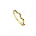 Anillo ondas verde