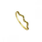 Anillo ondas verde