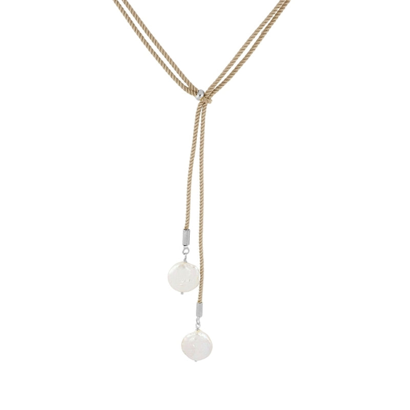 Collar perlas regulable