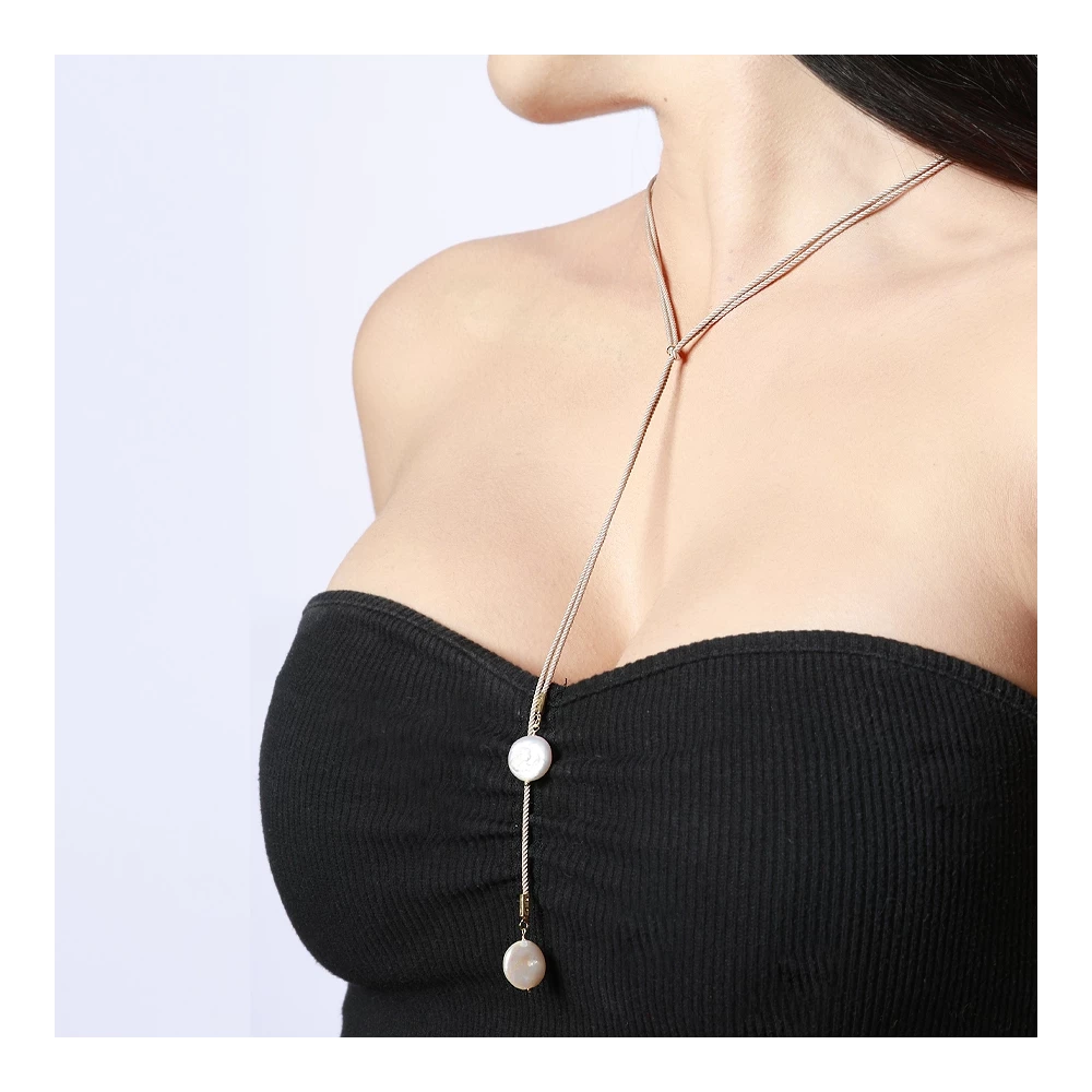 Collar perlas regulable