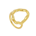 Anillo círculo irregular