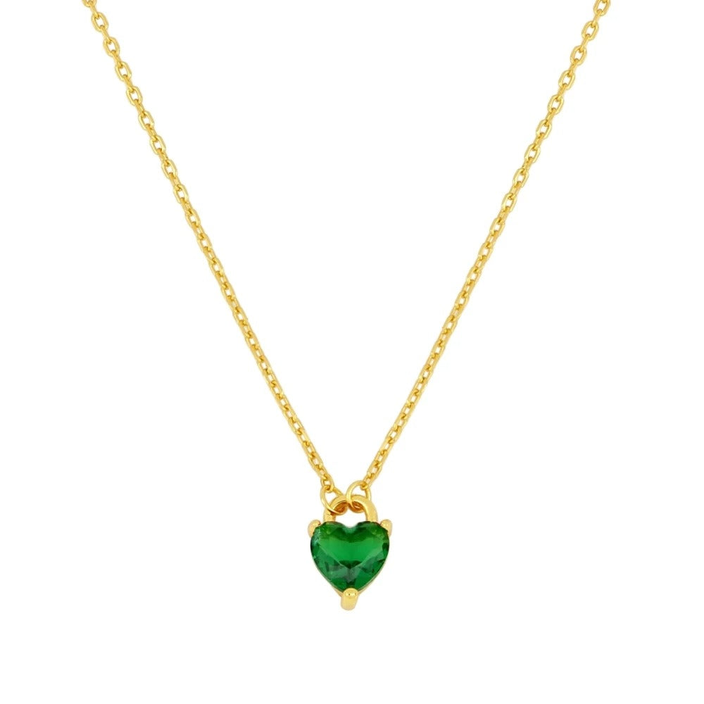 Collar corazón cironita