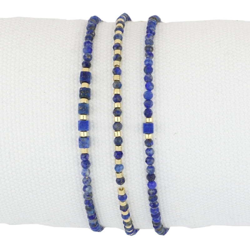 3 pulseras minerales