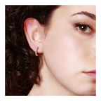 Pendientes nina circonita
