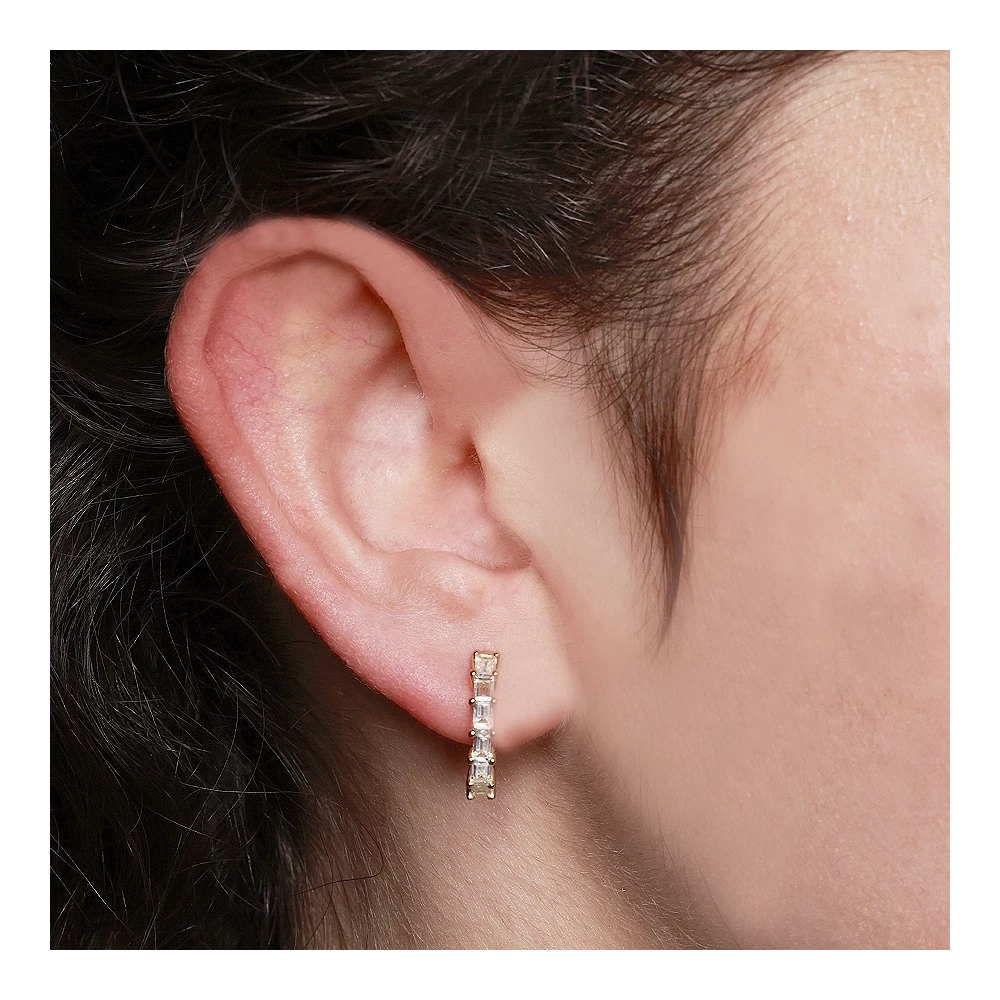 Pendientes nina circonita