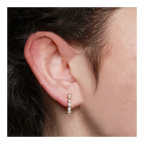 Pendientes nina circonita