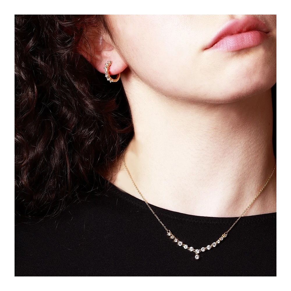 Pendientes nina circonita