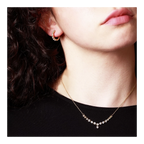 Pendientes nina circonita