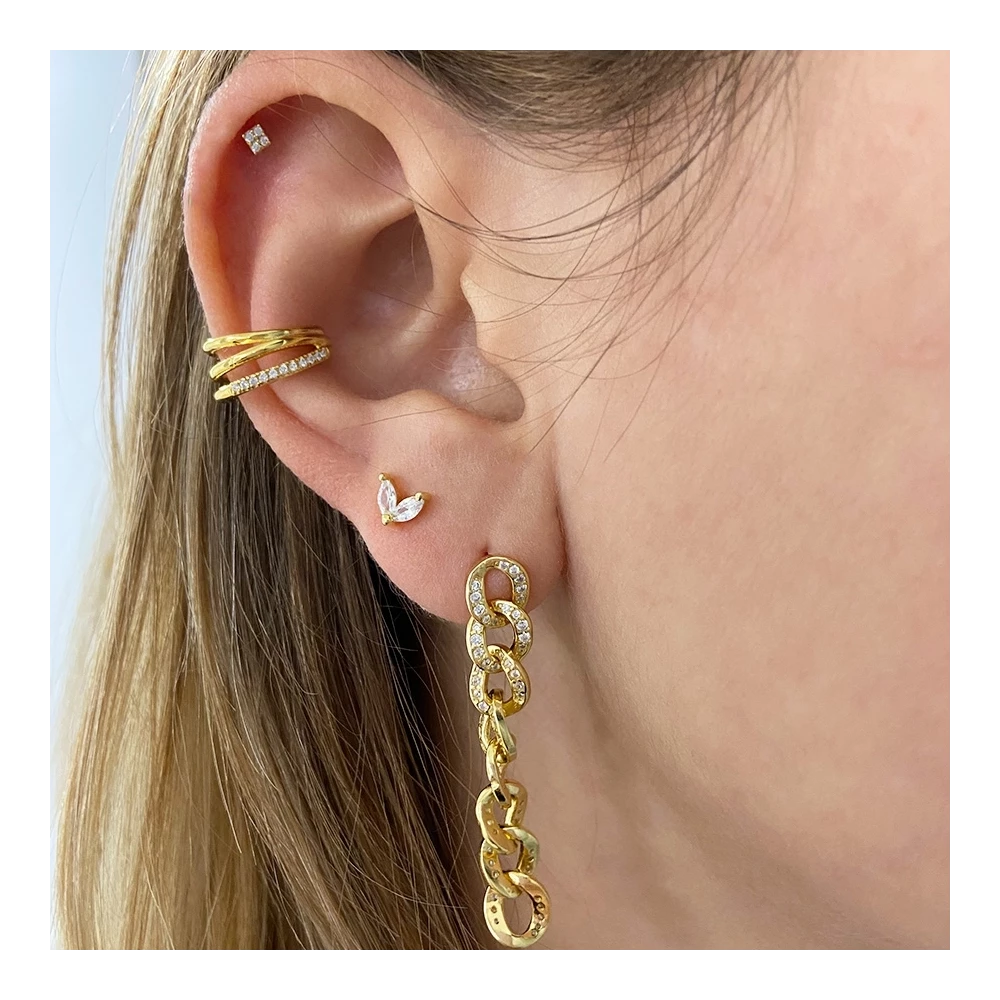 Ear cuff líneas finas