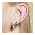 Pendientes media luna