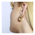 Pendientes media luna