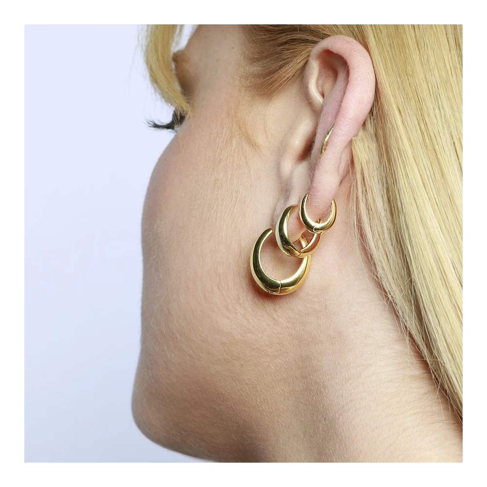 Pendientes media luna