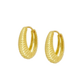 Aro Oval Rayas