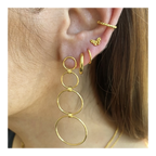 Ear cuff bolitas