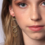 Pendientes aros geométricos