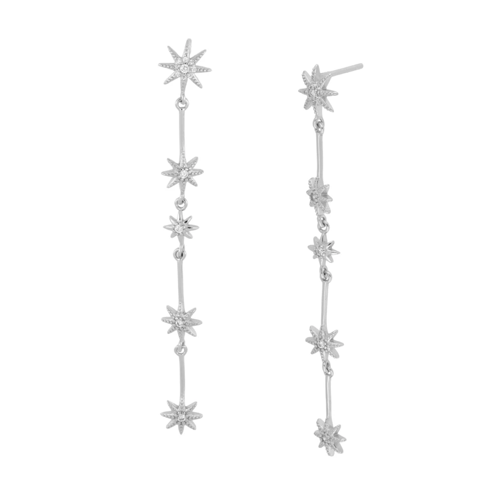 Pendientes estrellitas con circonitas